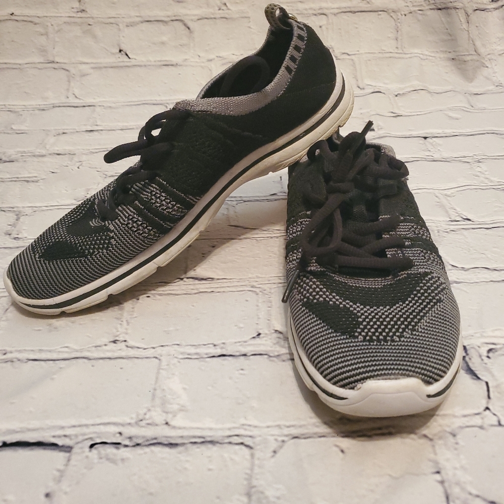 Anne Klein Sport knit sneakers black and grey